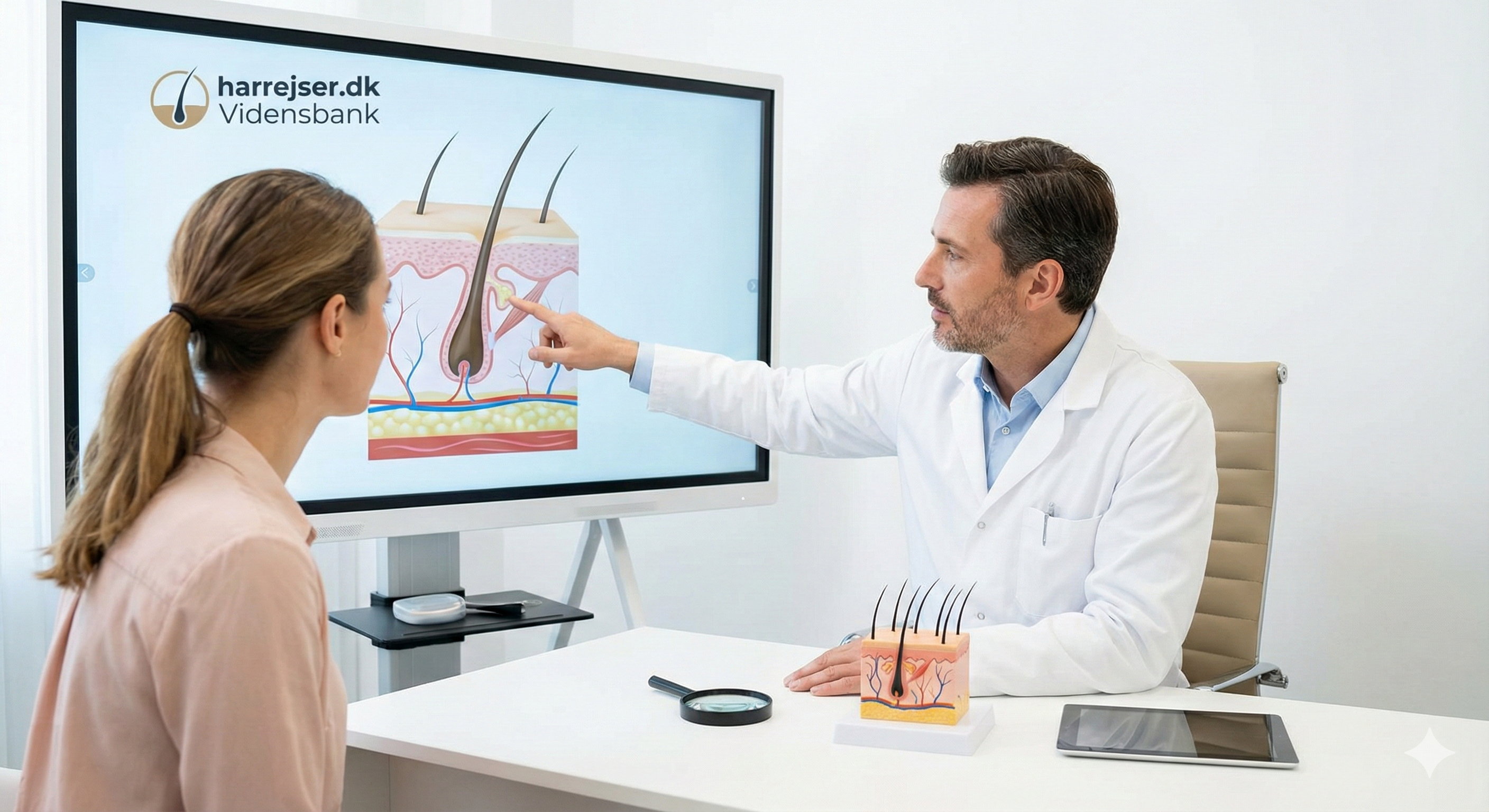 Sapphire FUE Hårtransplantation: Ultimativ præcision og tæthed